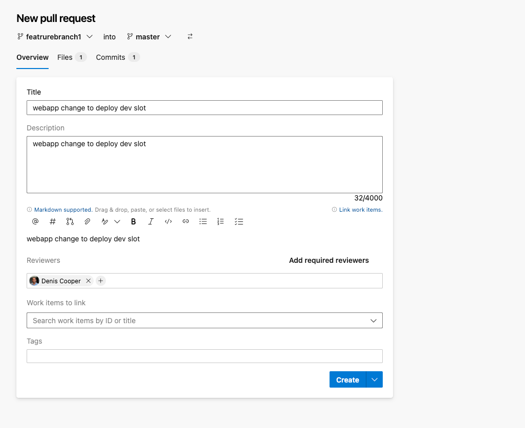 Azure DevOps Pull Request