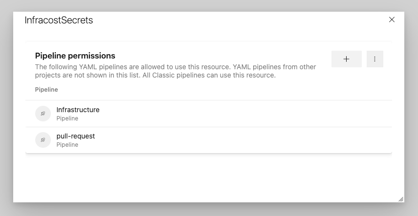 Granting the Azure DevOps Pipeline access to the Variable Group