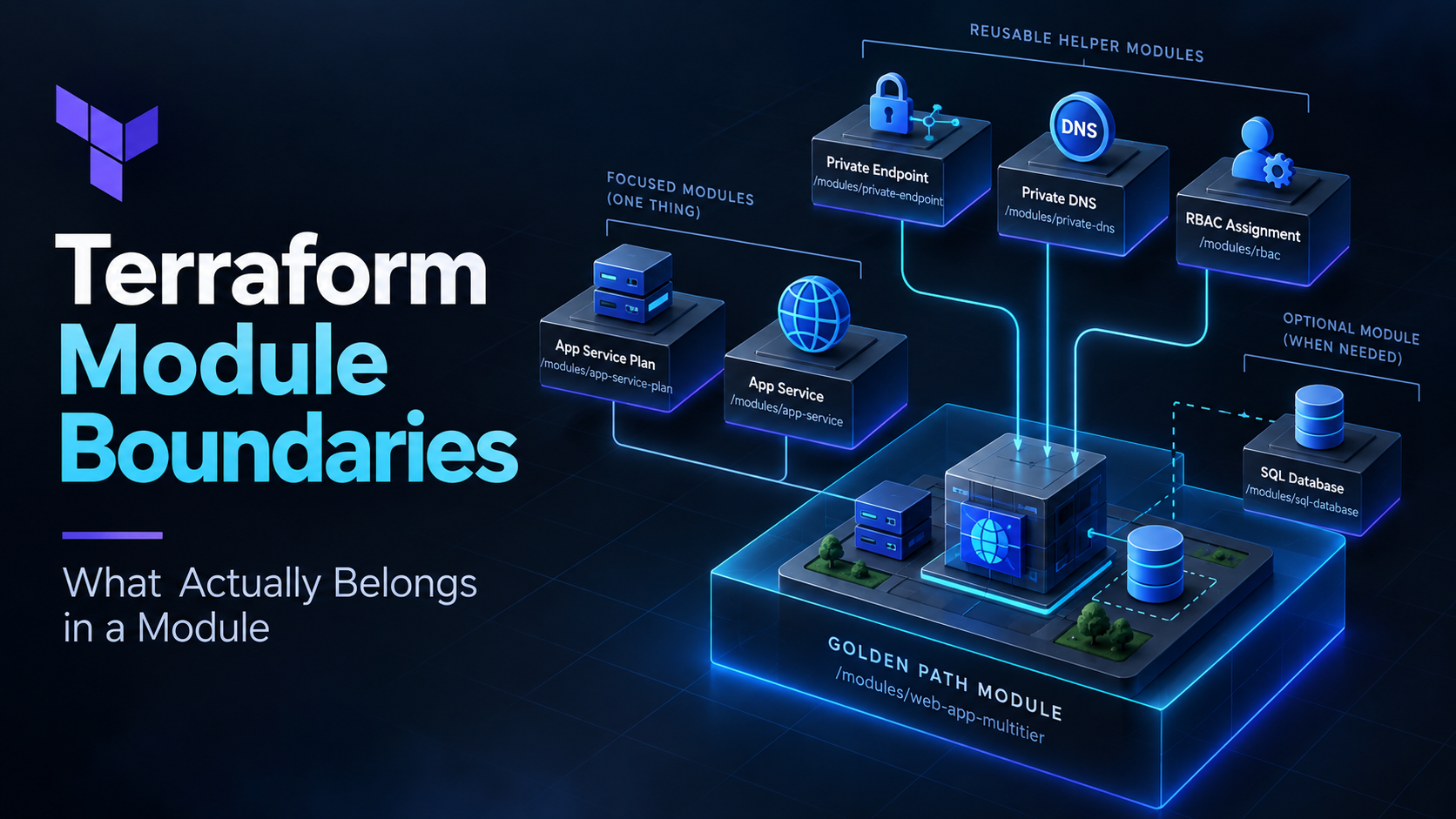 terraform module boundaries